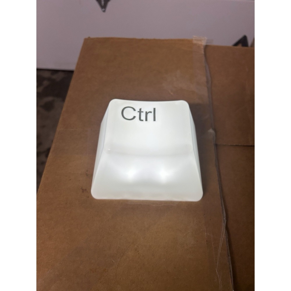 Giant "Ctrl" Key LED‎ Lamp – Battery Powered – Novelty Desk Light